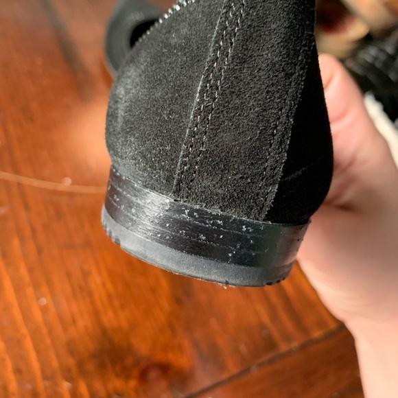 Ecco Shape Pointy Toe Ballet Flat with Crystals 40 - Picture 13 of 16